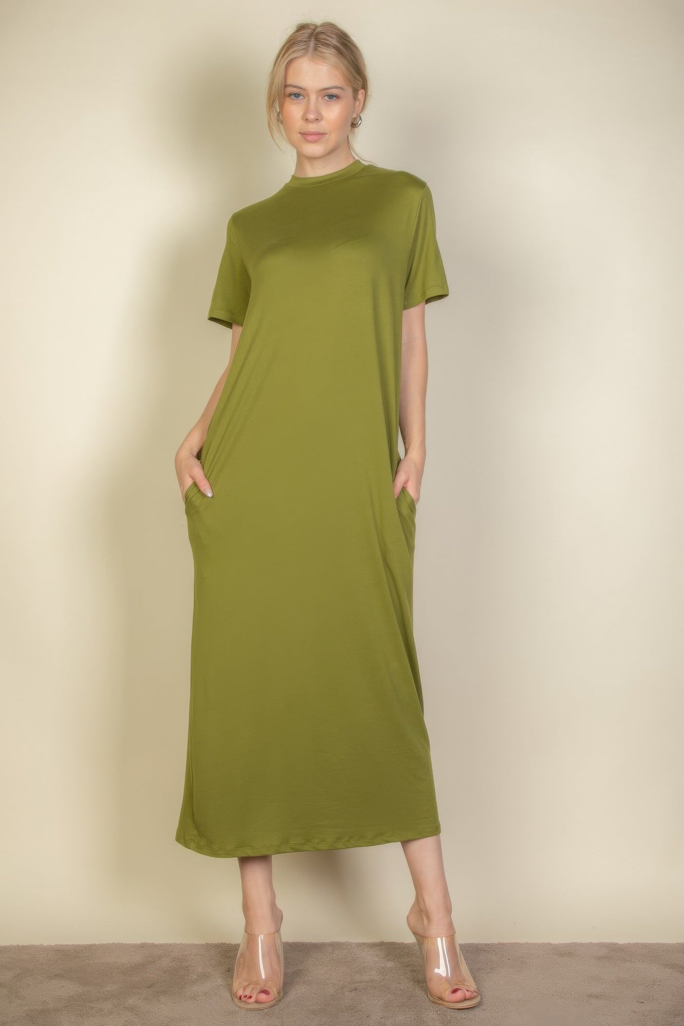 Side Pocket Tee Dress | Mixtshop LLC