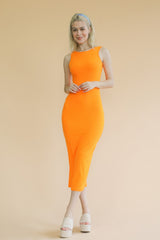 Ribbed Open Back Sleeveless Maxi Dress | Mixtshop LLC
