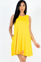 Comfy Sleeveless Flare Mini Dress | Mixtshop LLC