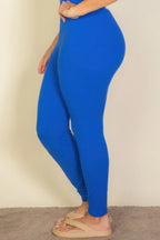 Plus Basic Solid Leggings | Mixtshop LLC