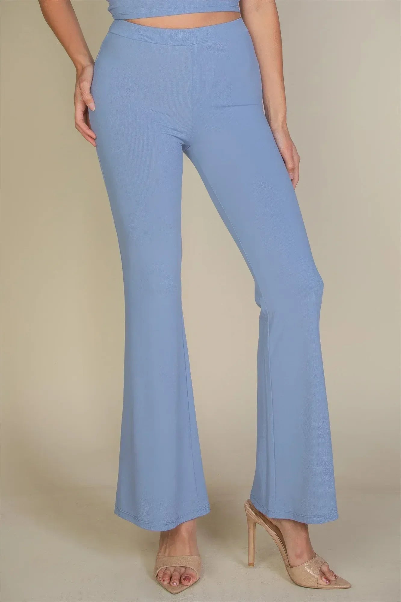 High Waisted Flare Pants | Mixtshop LLC Main image