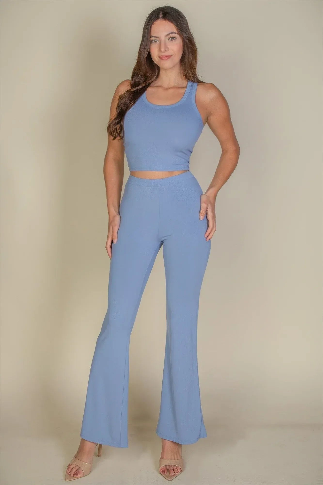 High Waisted Flare Pants Secondary image