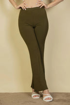 High Waisted Flare Pants | Mixtshop LLC