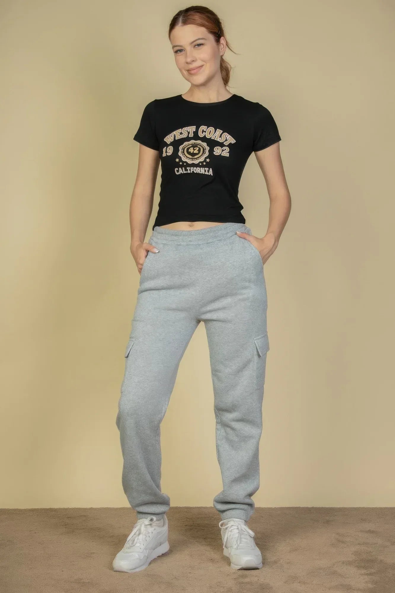 Side Pocket Drawstring Waist Sweatpants | Mixtshop LLC