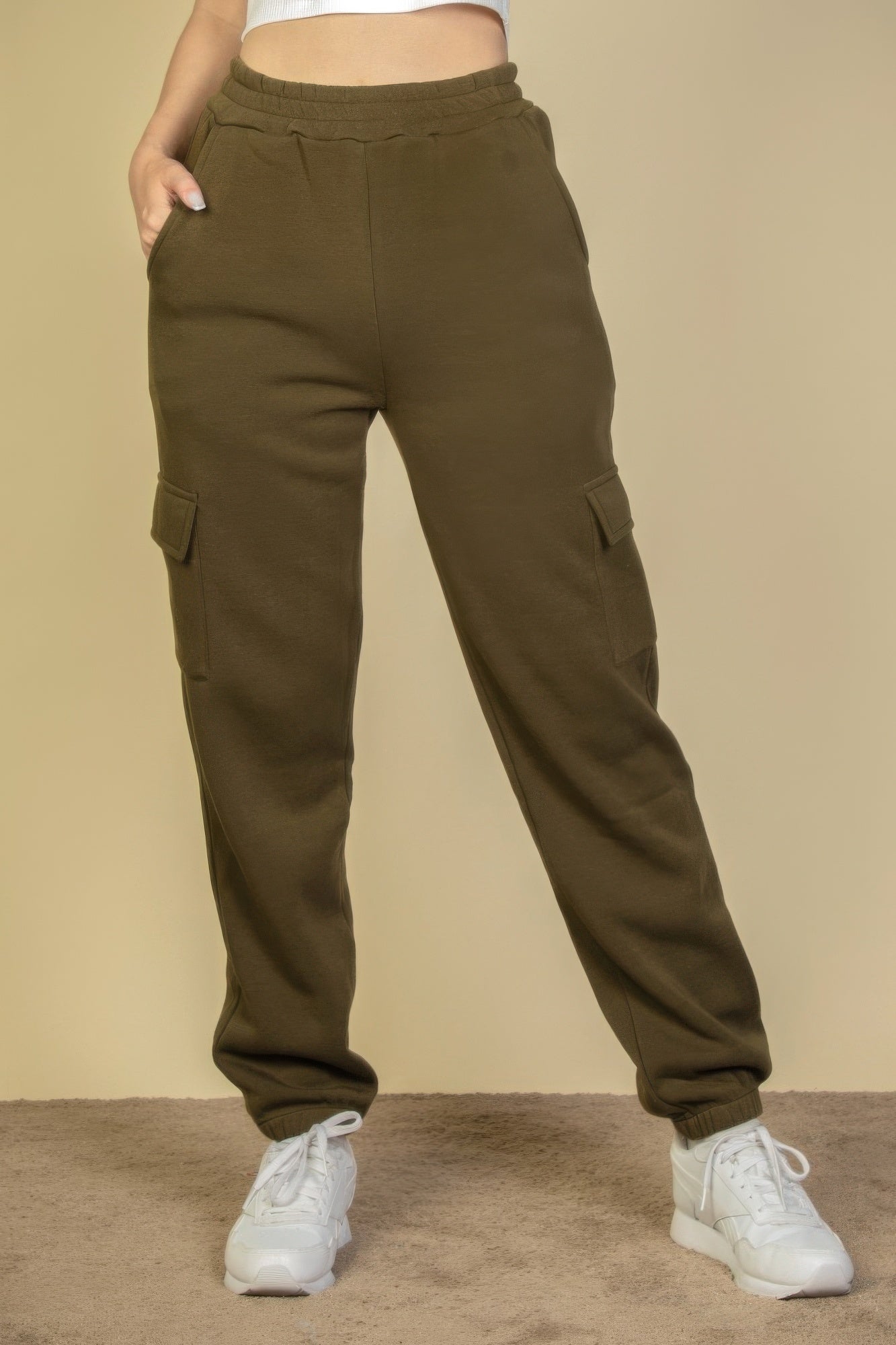 Side Pocket Drawstring Waist Sweatpants | Mixtshop LLC