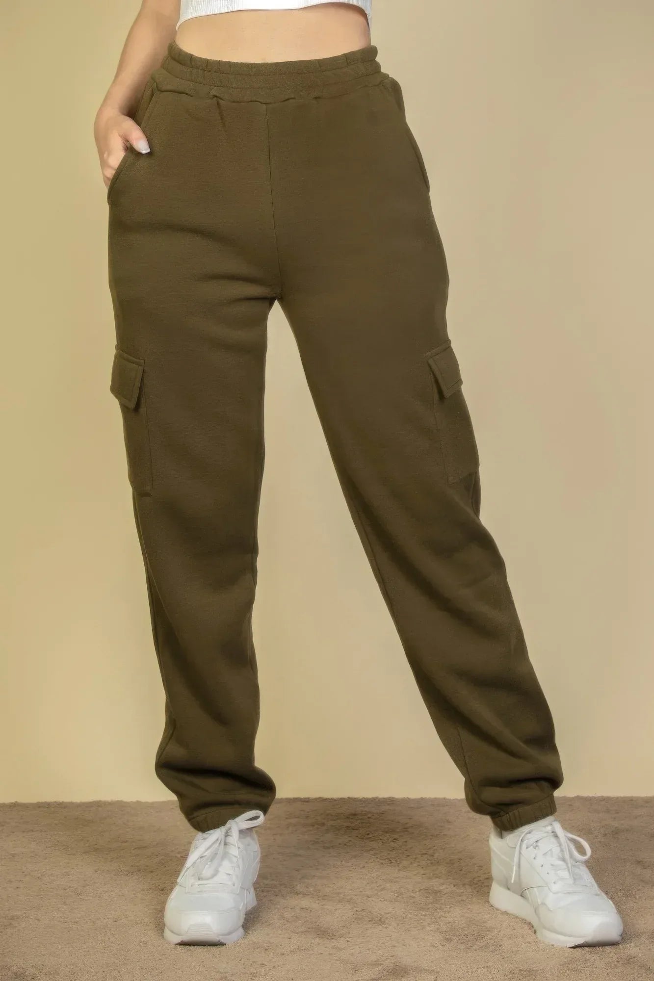 Side Pocket Drawstring Waist Sweatpants | Mixtshop LLC