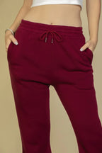 Drawstring Waist Slant Pocket Sweatpants | Mixtshop LLC