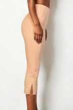 Slit Hem Cropped Pants | Mixtshop LLC