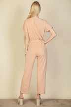 Tie Waist Relaxed Jumpsuit | Mixtshop LLC