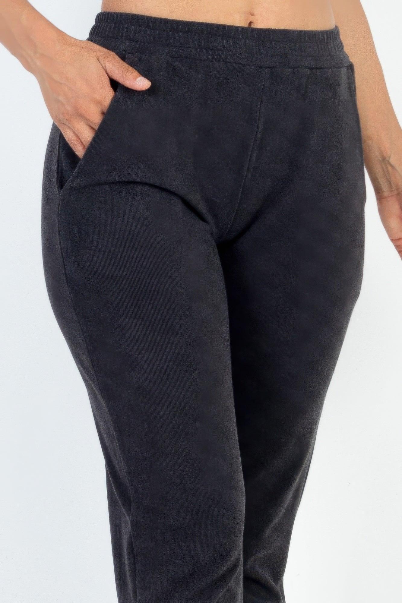 Ribbed Side Pocket Joggers | Mixtshop LLC