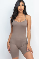 Crossback Bodycon Romper | Mixtshop LLC