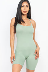 Crossback Bodycon Romper | Mixtshop LLC