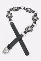 Multi Metal Vintage Pu Belt | Mixtshop LLC