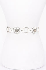 Multi Metal Vintage Pu Belt | Mixtshop LLC