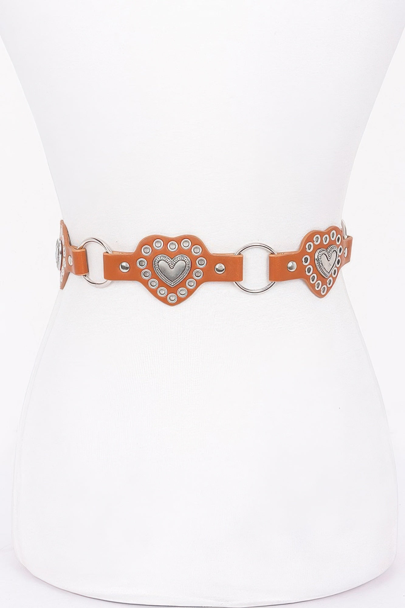 Multi Metal Vintage Pu Belt | Mixtshop LLC