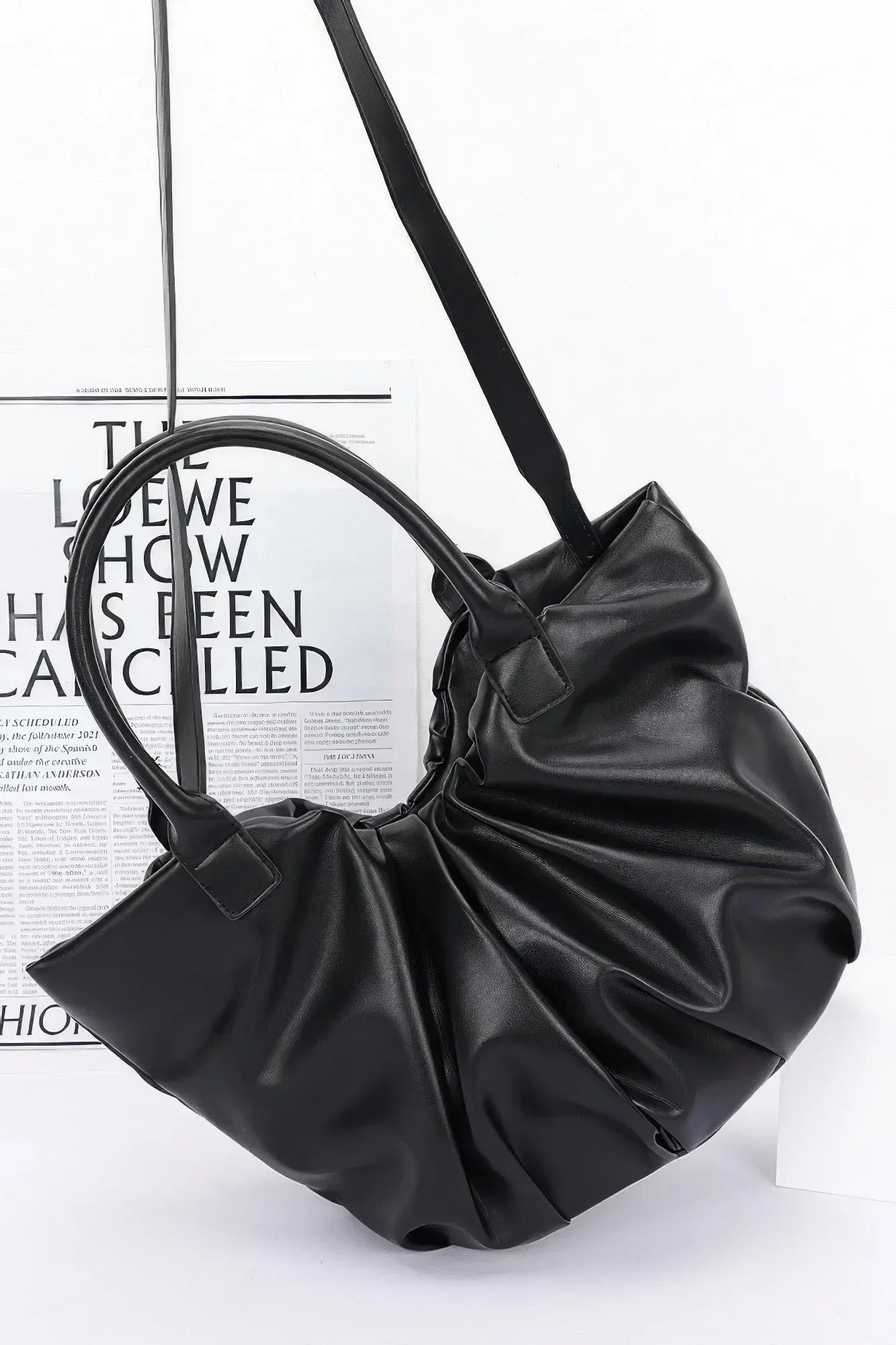 Faux Leather Tote Bag | Mixtshop LLC