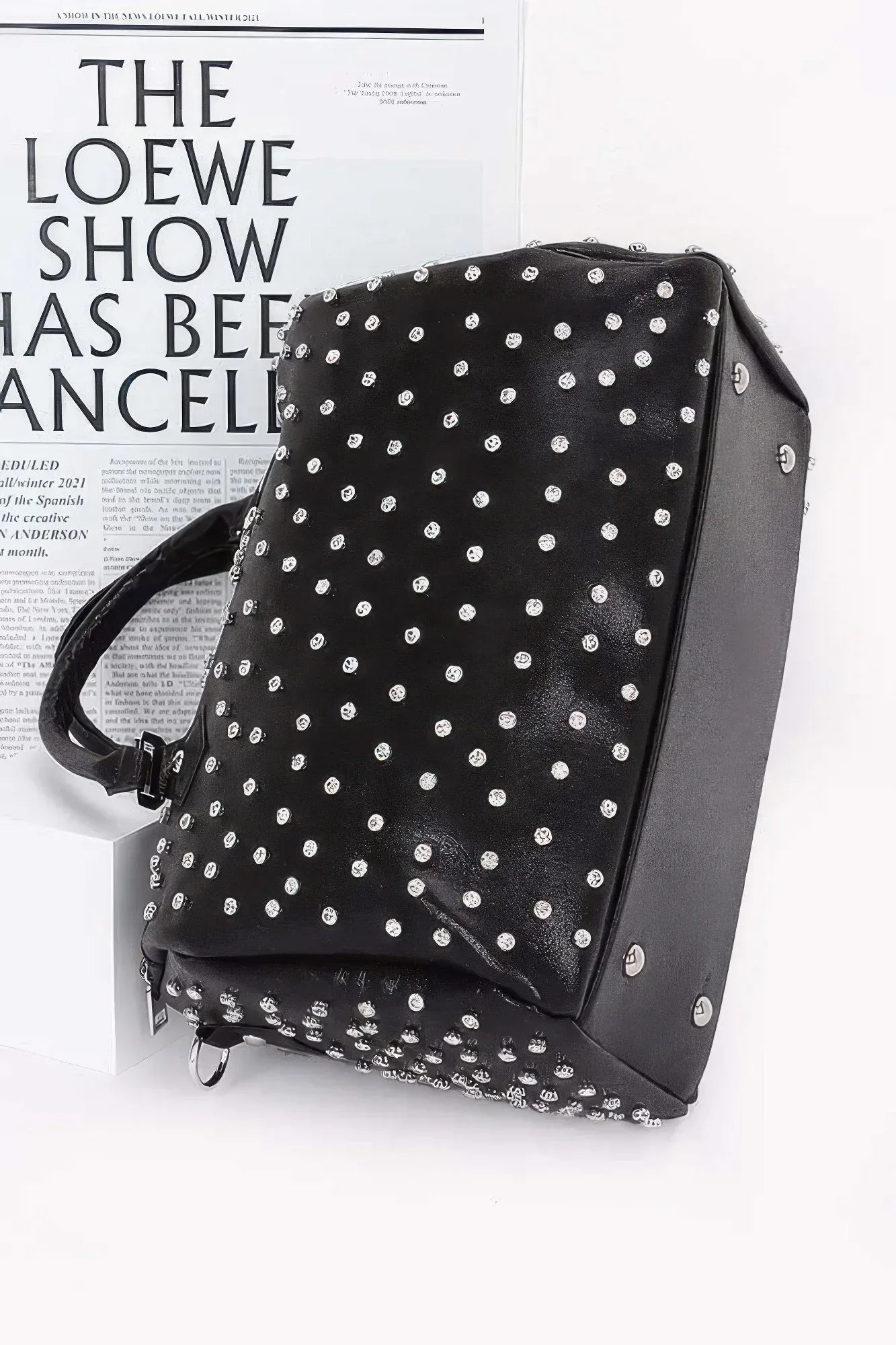 Rhinestone Studded Bowling Bag | Mixtshop LLC