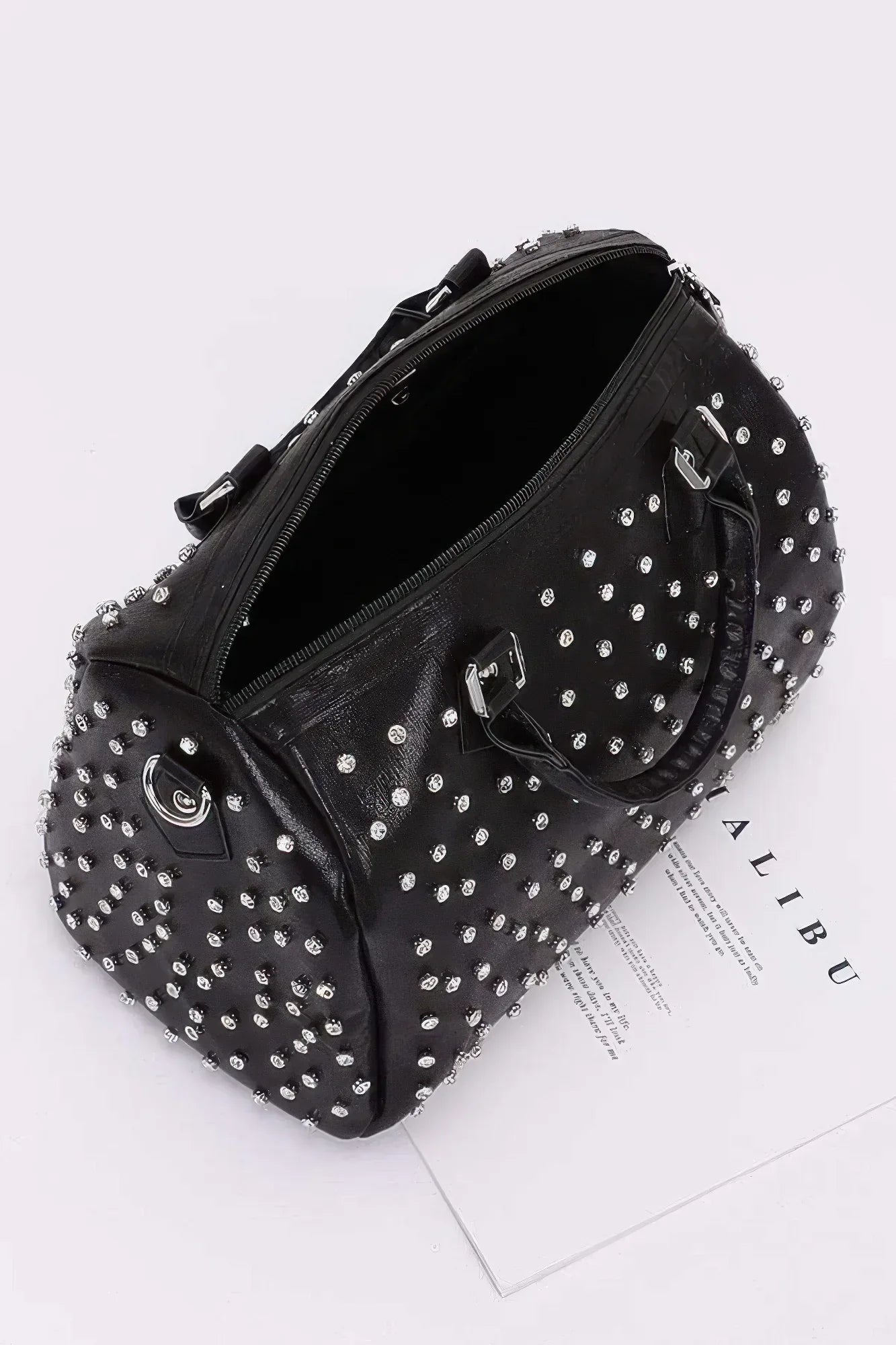 Rhinestone Studded Bowling Bag | Mixtshop LLC
