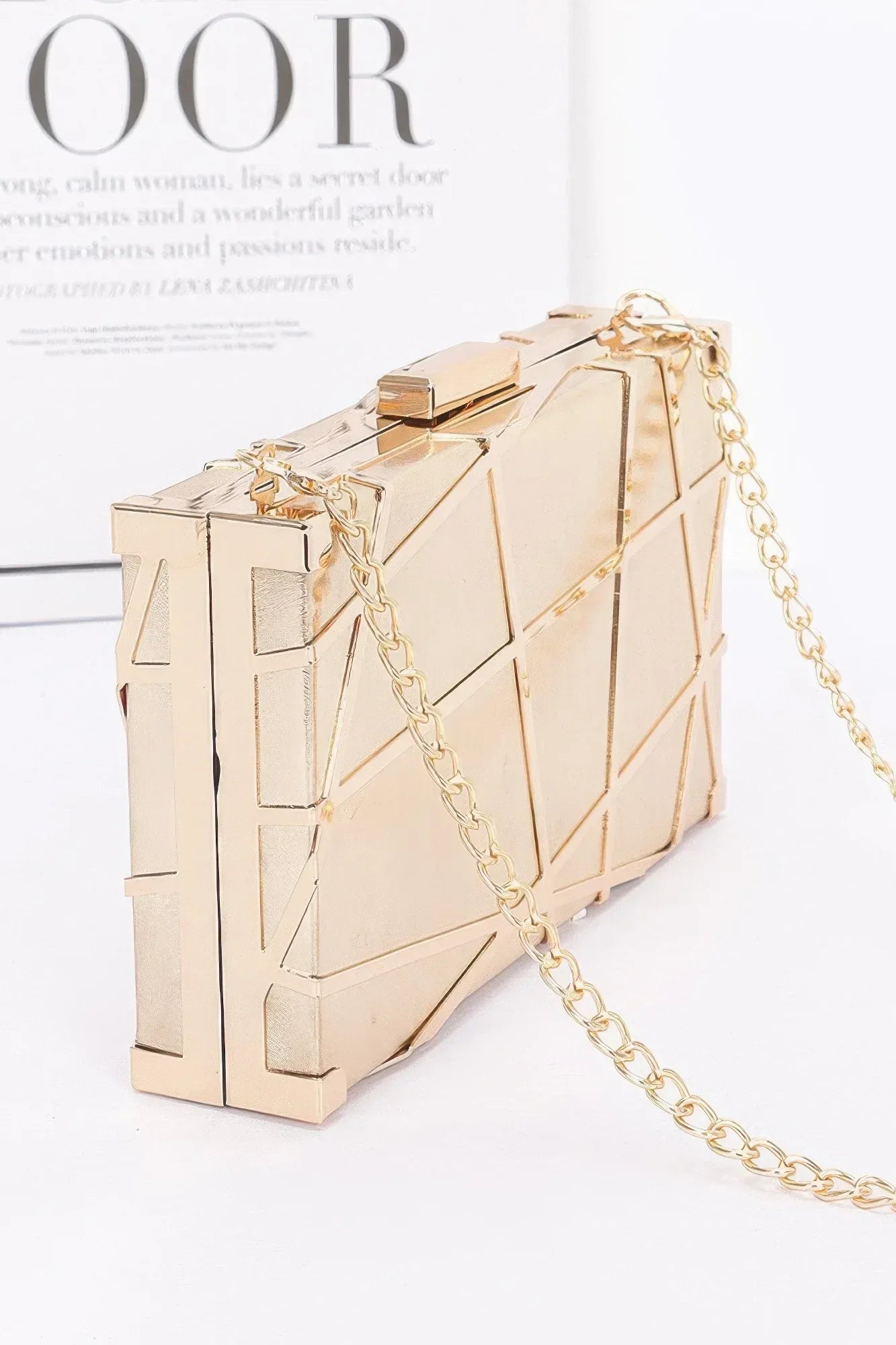 Metal Case Metallic Clutch Secondary image