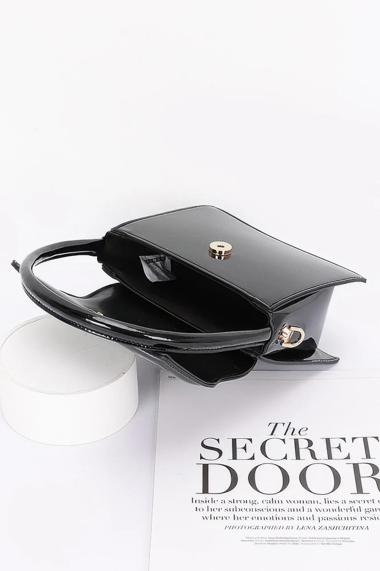 Enamel Top Handle Flap Bag | Mixtshop LLC