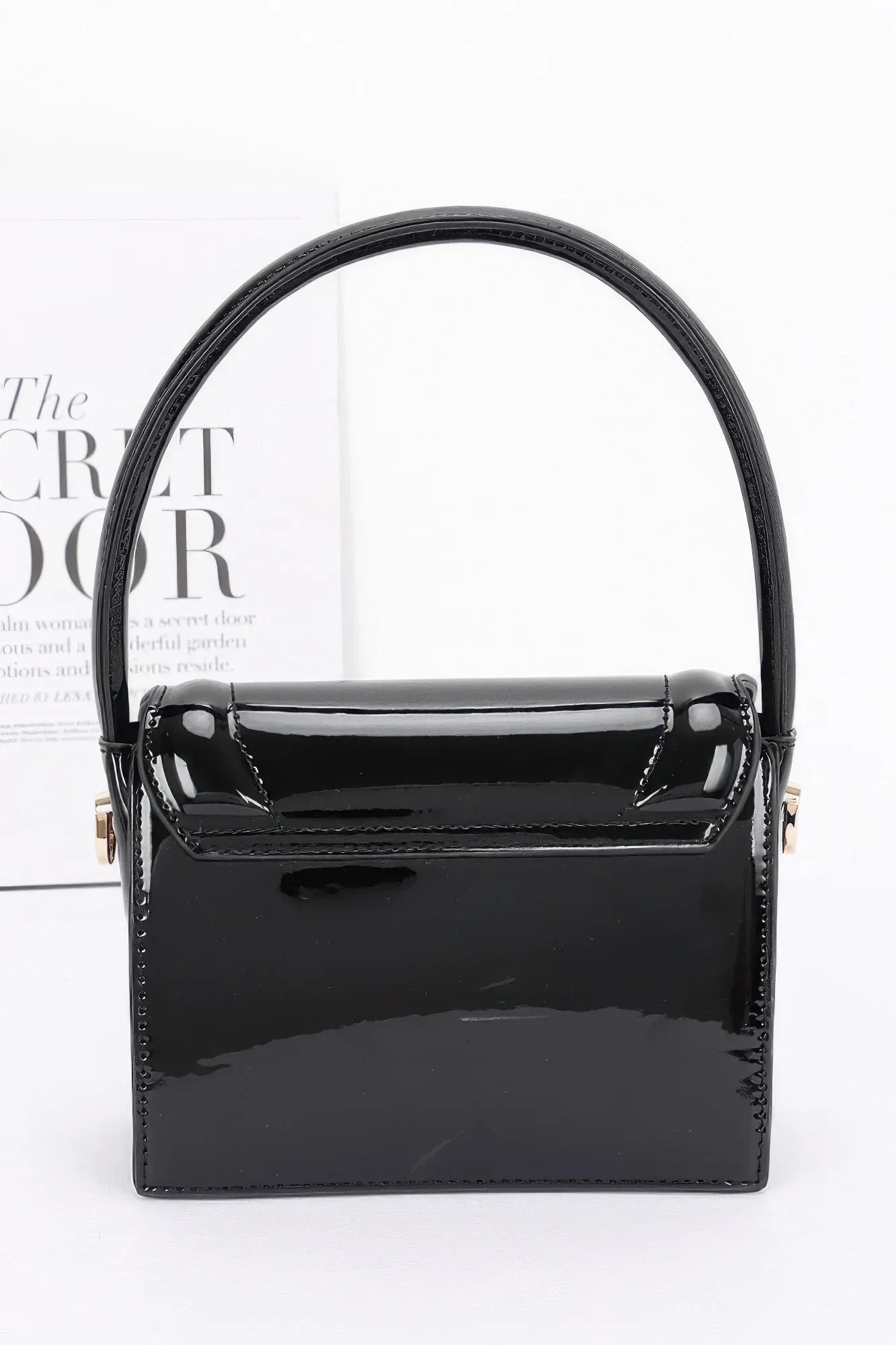 Enamel Top Handle Flap Bag | Mixtshop LLC