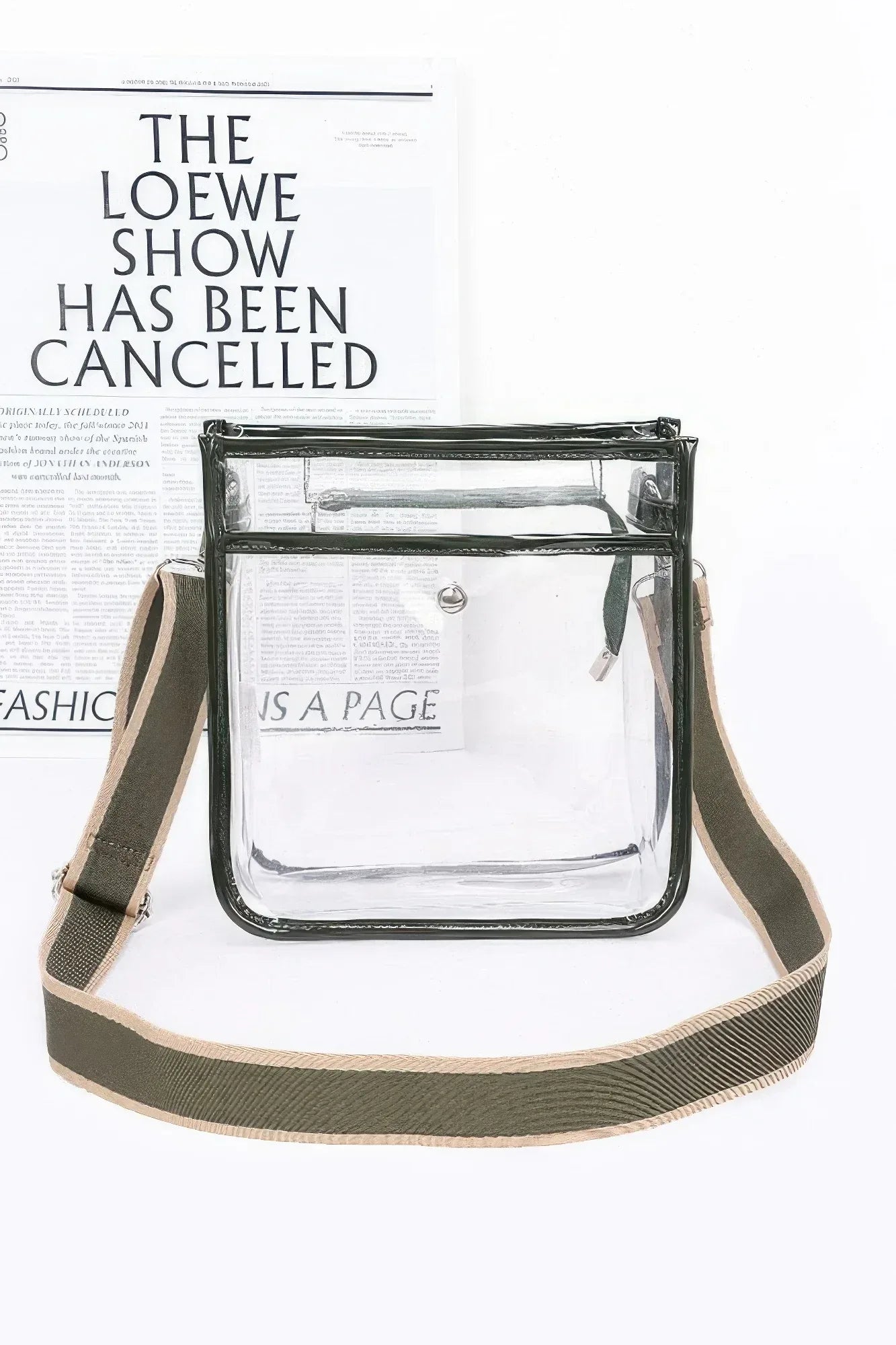 Transparent School Bag W/ Strap | Mixtshop LLC Main image