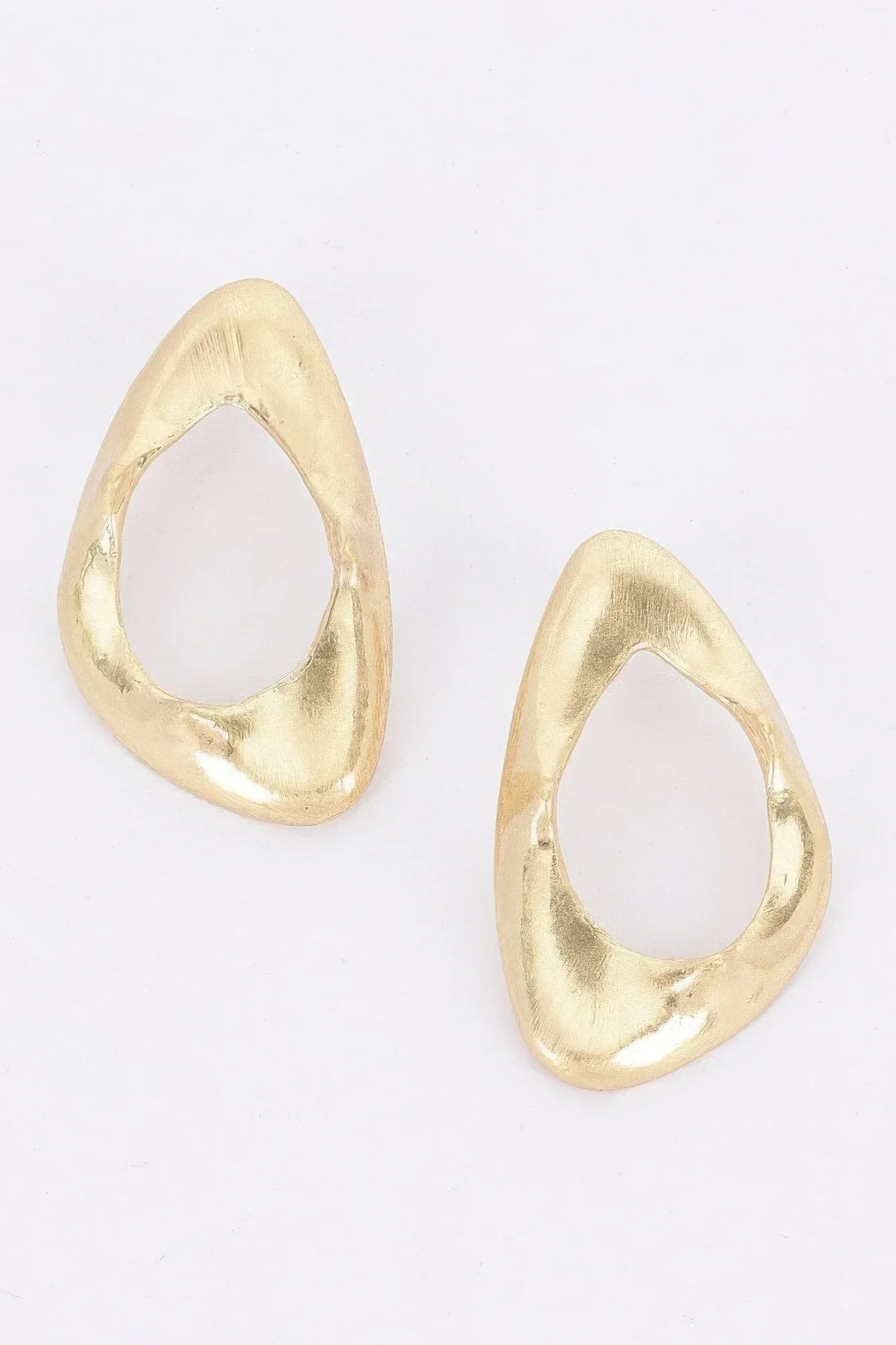 Gold Plated Metal Earring | Mixtshop LLC Main image