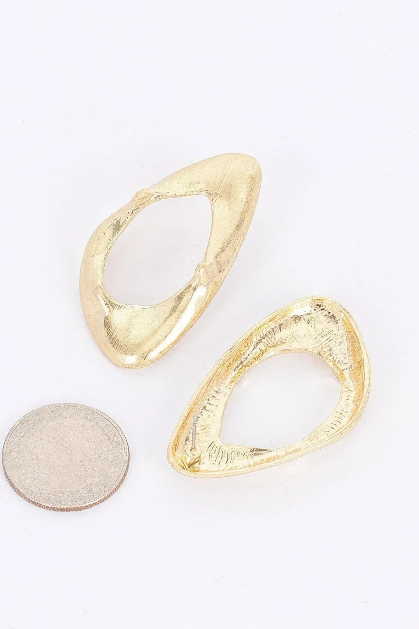 Gold Plated Metal Earring | Mixtshop LLC