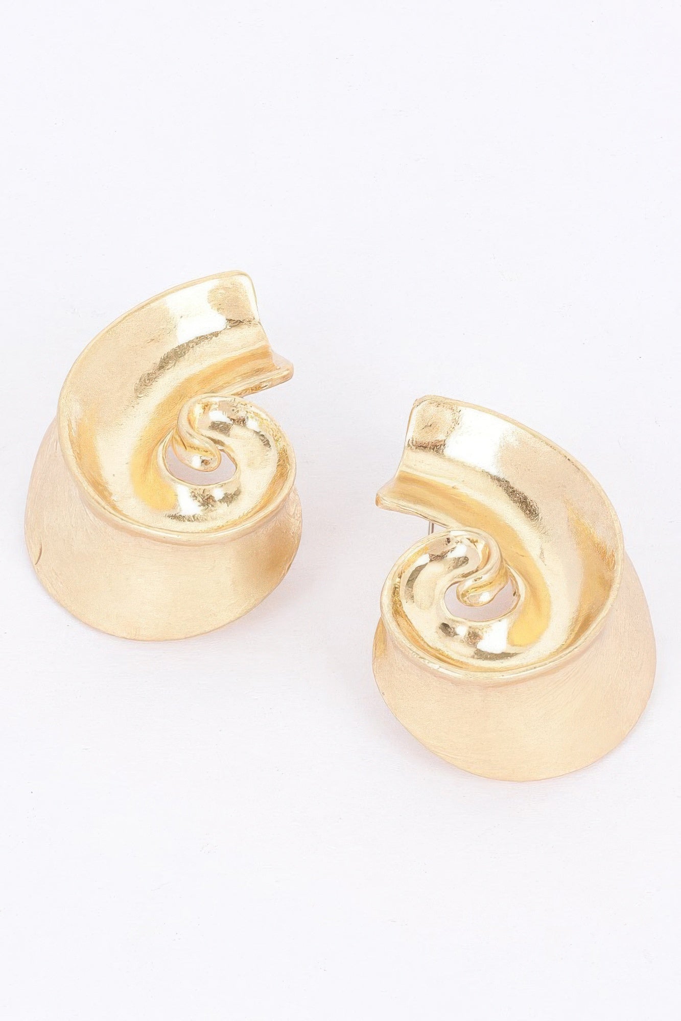 Gold Plated Metal Earring | Mixtshop LLC