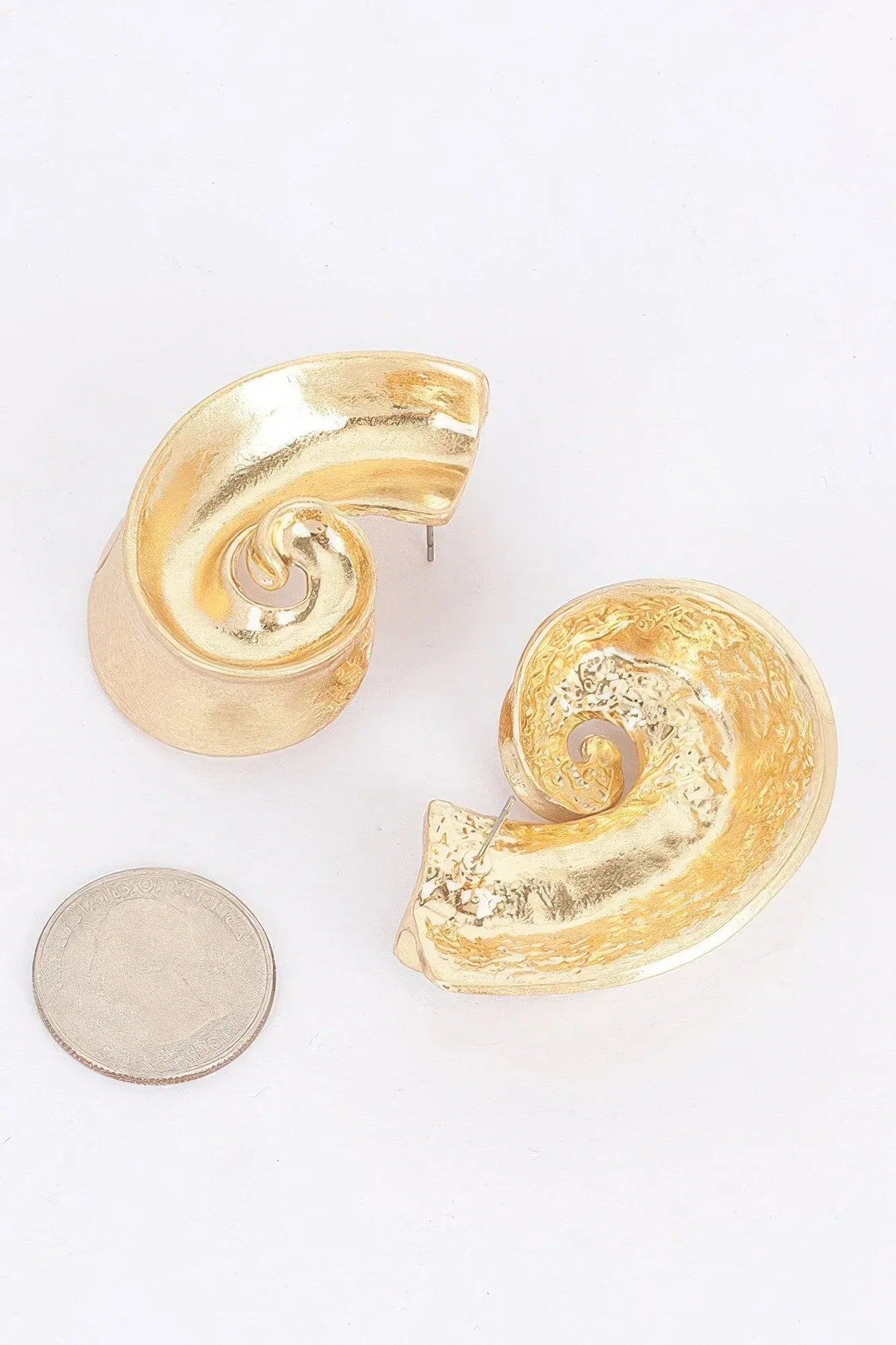 Gold Plated Metal Earring | Mixtshop LLC