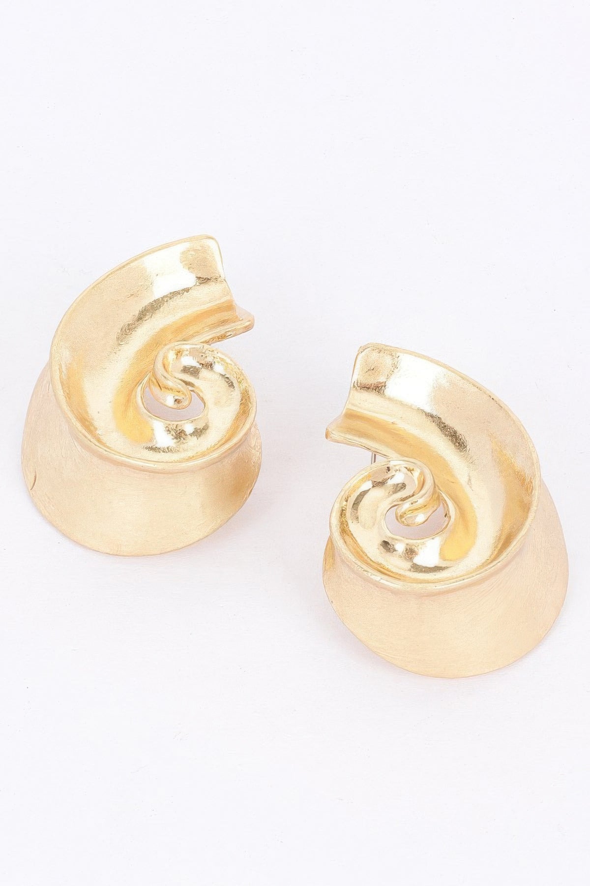 Gold Plated Metal Earring | Mixtshop LLC