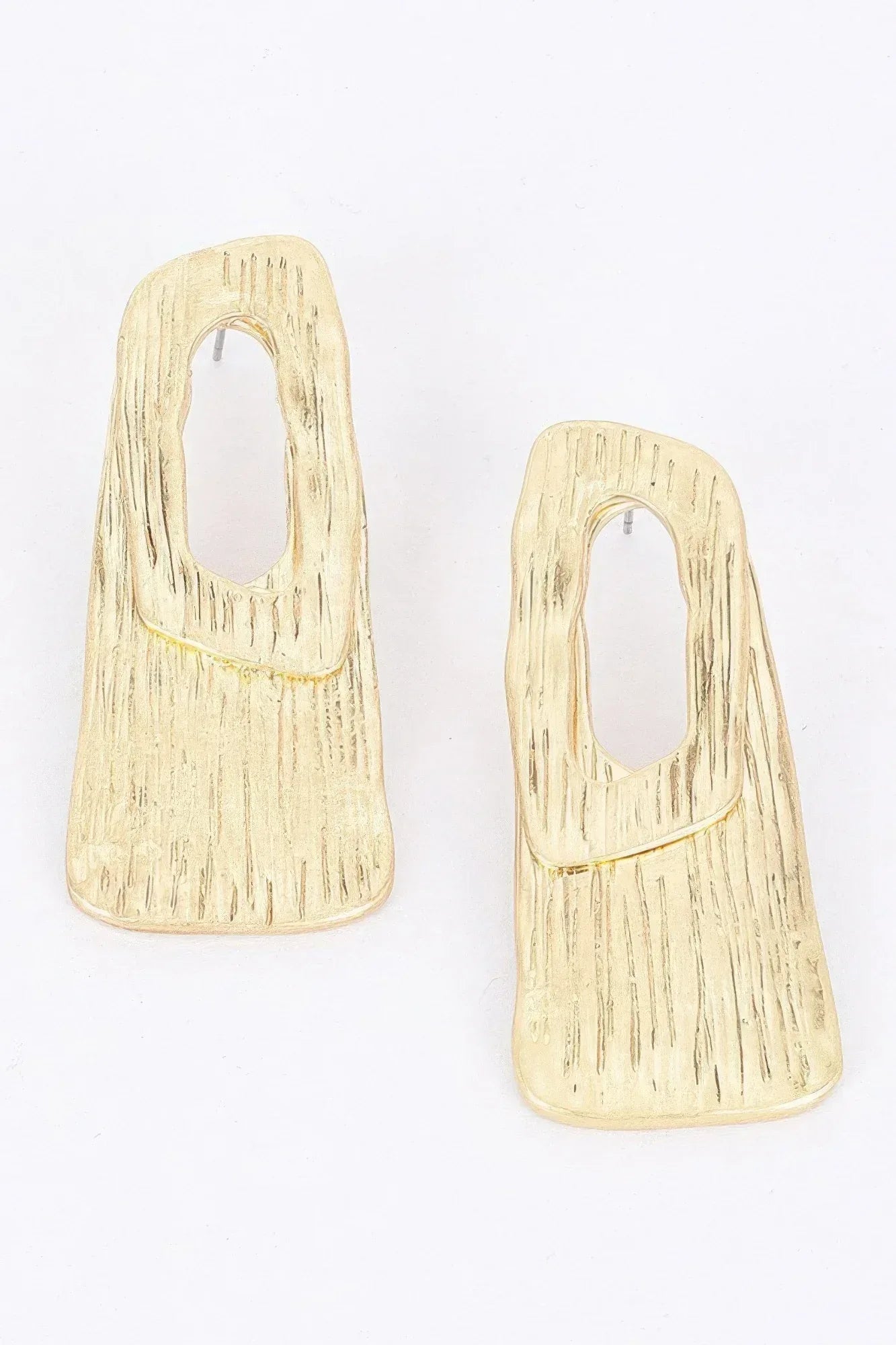 Gold Plated Metal Earring | Mixtshop LLC Main image