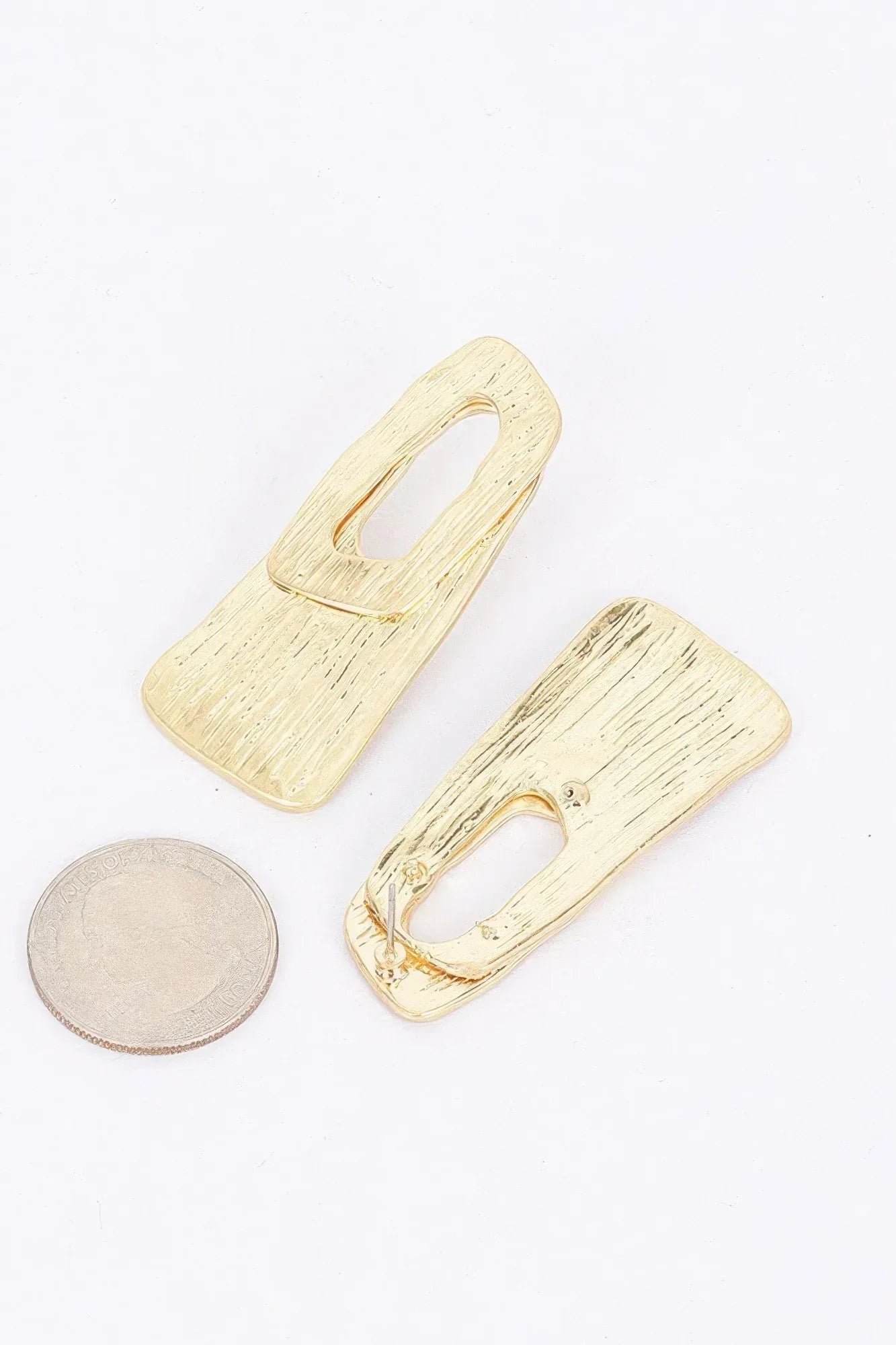 Gold Plated Metal Earring | Mixtshop LLC