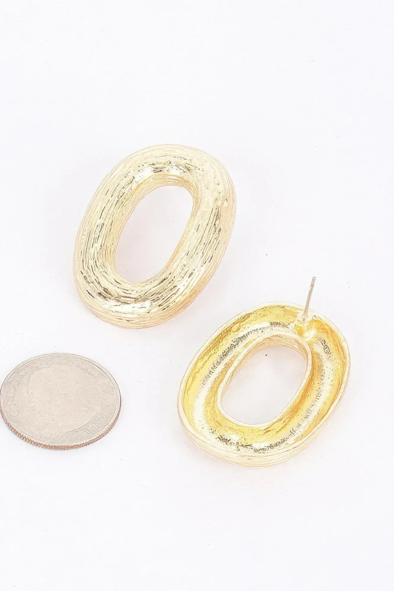 Gold Plated Metal Earring | Mixtshop LLC