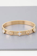 Multi Clover Charm Band Bracelet | Mixtshop LLC