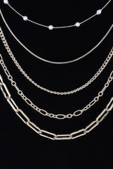 Multi Chain Drop Necklace | Mixtshop LLC