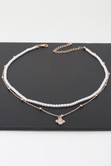 Double Jeweled Clover Necklace | Mixtshop LLC