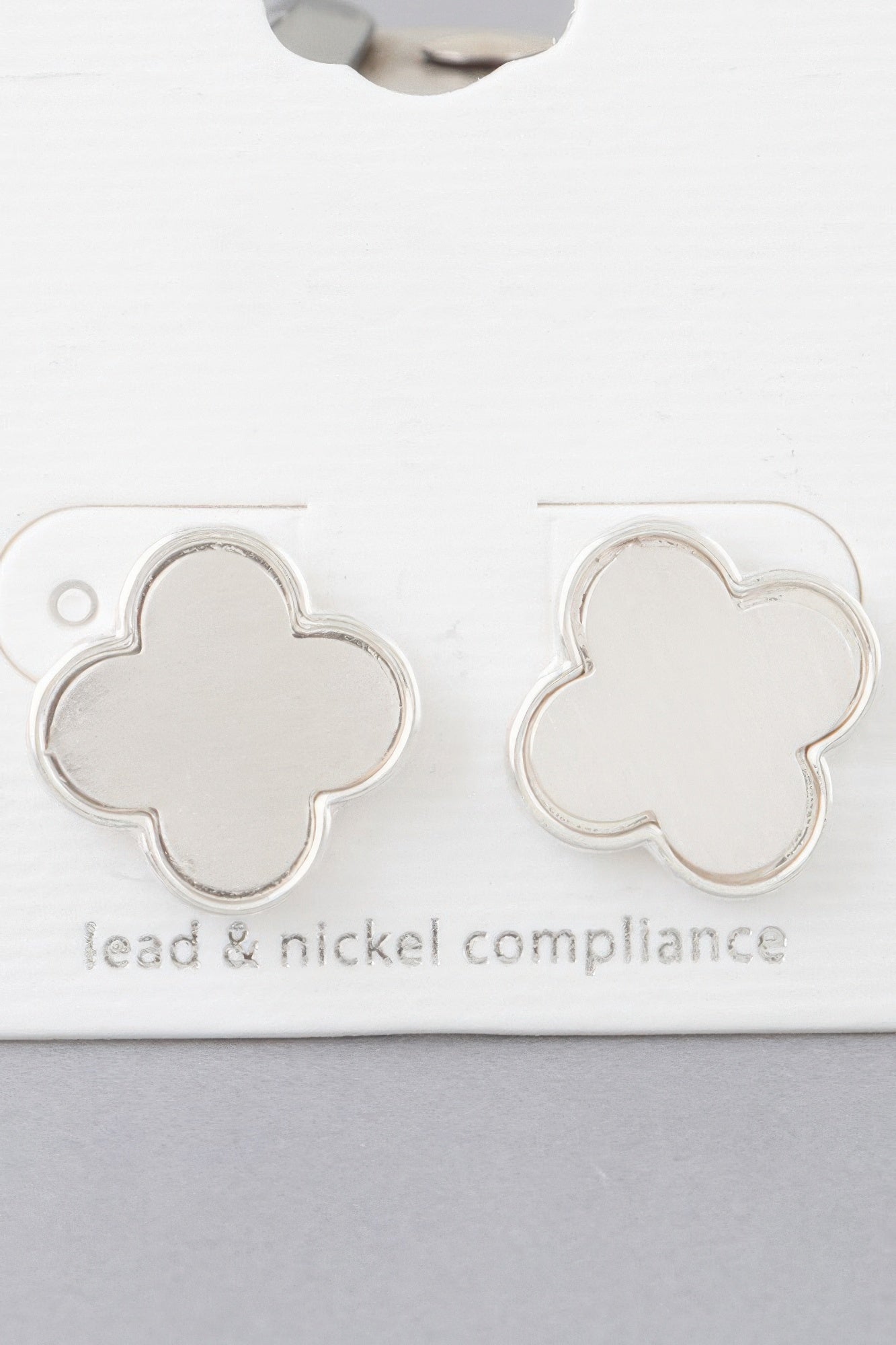 Classic Gold Clover Stud Earrings | Mixtshop LLC