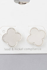 Classic Gold Clover Stud Earrings | Mixtshop LLC