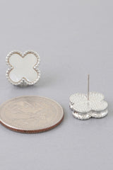 Multi Beaded Clover Stud Earrings | Mixtshop LLC