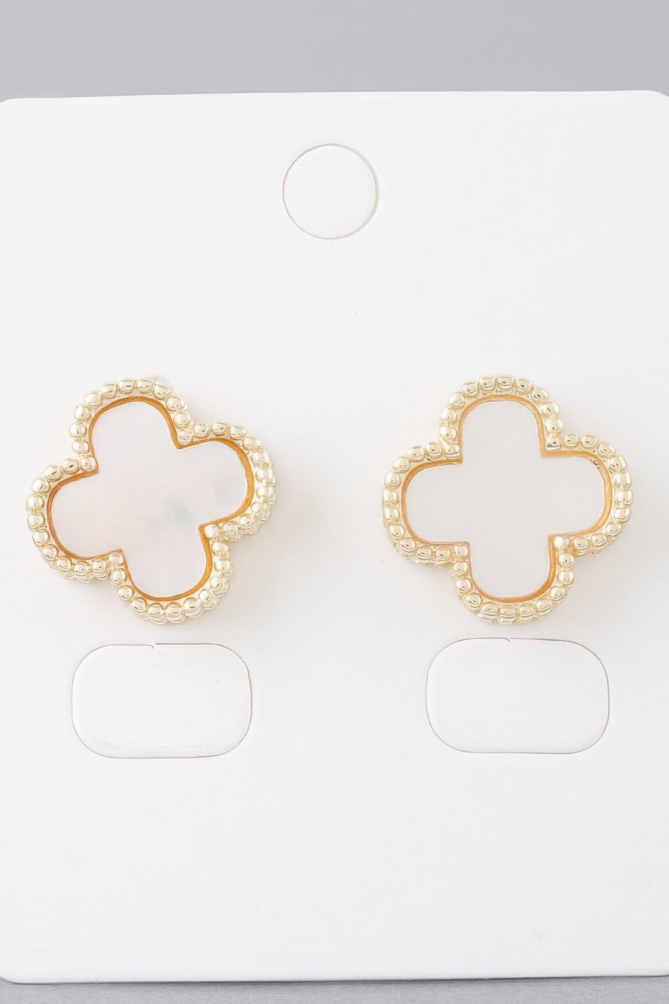 Multi Beaded Clover Stud Earrings | Mixtshop LLC