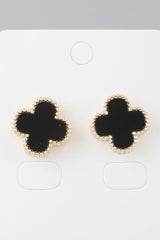 Multi Beaded Clover Stud Earrings | Mixtshop LLC