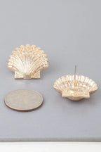 Majestic Clamshell Earrings | Mixtshop LLC