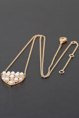 Quilted Pearl Heart Necklace | Mixtshop LLC