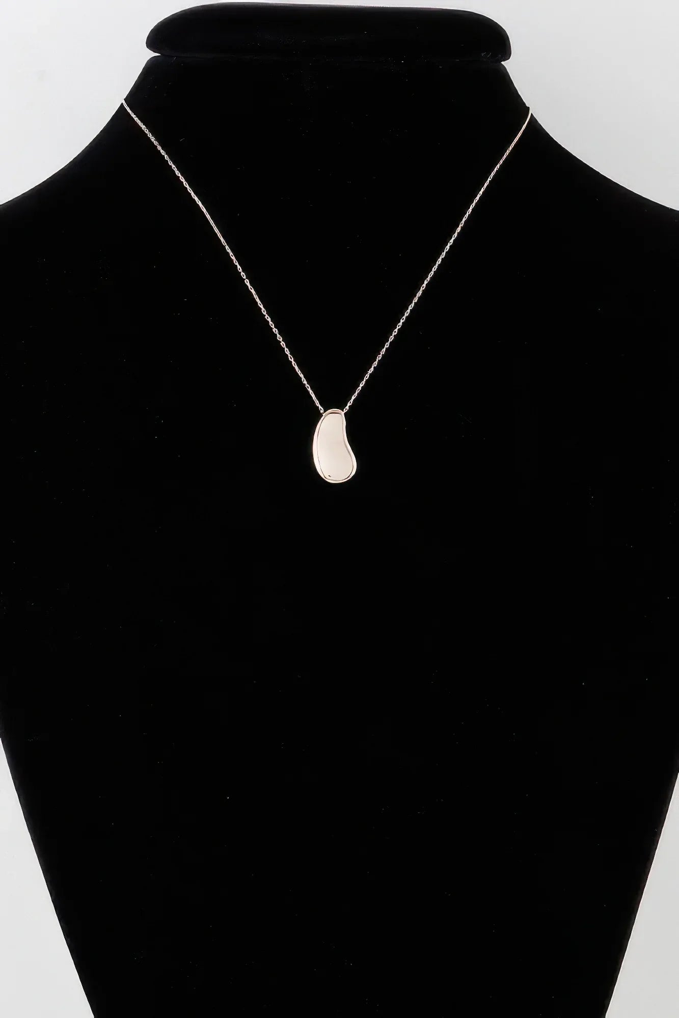 Modern Teardrop Chain Necklace | Mixtshop LLC Main image