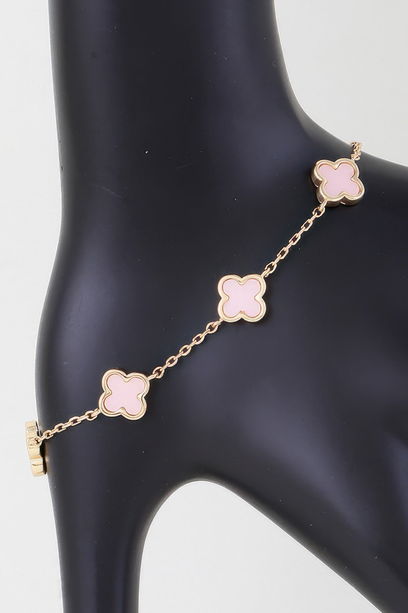 Mini Stone Clover Charm Bracelet | Mixtshop LLC