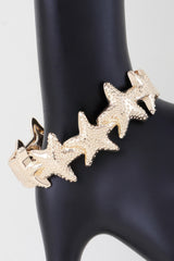 Hammered Seashell Charm Bracelet | Mixtshop LLC