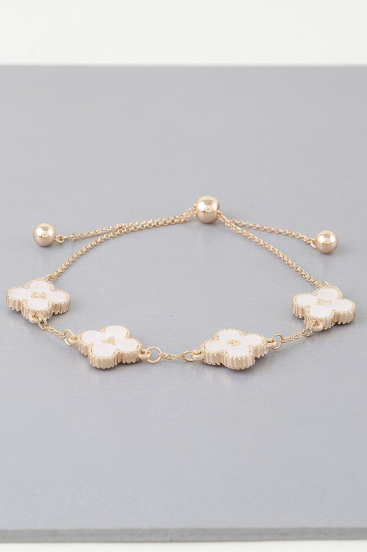 Marbled Clover Adjustable Bracelet | Mixtshop LLC