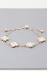 Marbled Clover Adjustable Bracelet | Mixtshop LLC