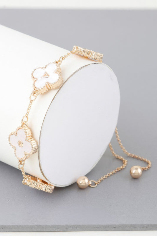 Marbled Clover Adjustable Bracelet | Mixtshop LLC